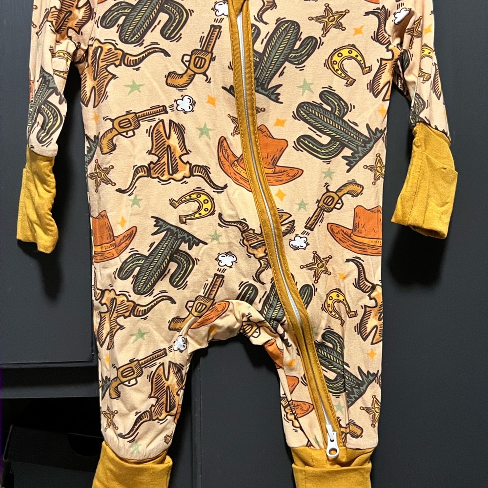 BAMBOO Western Adventure Kids Footie